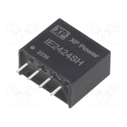 1 pcs x XP POWER - IE2424SH - Converter: DC/DC, 1W, Uin: 24V, Uout: 24VDC, Iout: 42mA, SIP, 150kHz