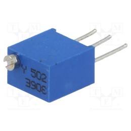 2 pcs x SR PASSIVES - T67Y-5K - Potentiometer: mounting, multiturn, 5kΩ, 250mW, ±10%, linear, THT