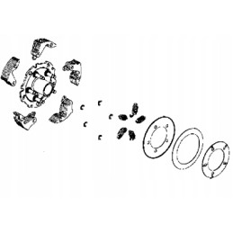 Centrifugal clutch kymco mxu 700 2261a lkm5 e00