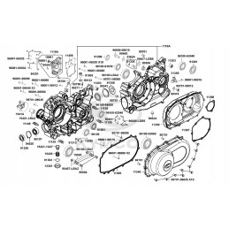 Kymco MXU 700 engine crankcase