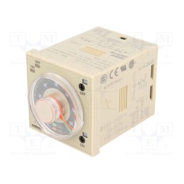 1 pcs x OMRON - H3CR-F8 100-240AC/100-125DC - Timer, 0,05s÷300h, DPDT, 250VAC/5A, Usup: 100÷240VAC, octal, PIN: 8