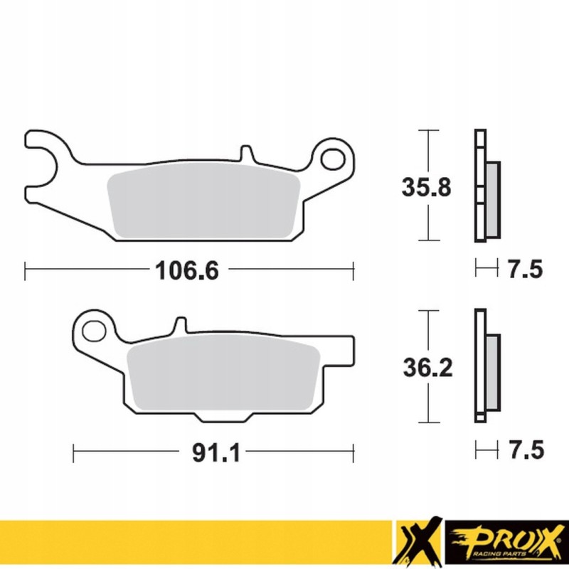 Prox brake pads kh444 yamaha yfm grizzly