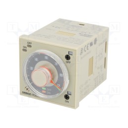 1 pcs x OMRON - H3CR-F8 24-48AC/12-48DC - Timer, 0,05s÷300h, DPDT, 250VAC/5A, Usup: 24VAC, 24VDC, octal, PIN: 8