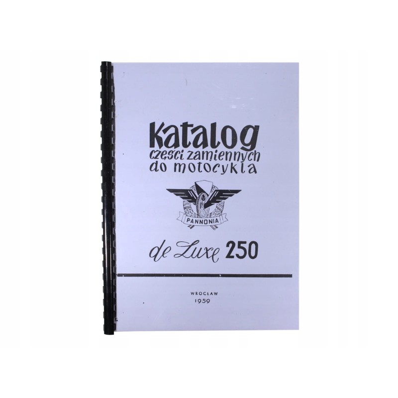 Pannonia de luxe 250 spare parts catalog