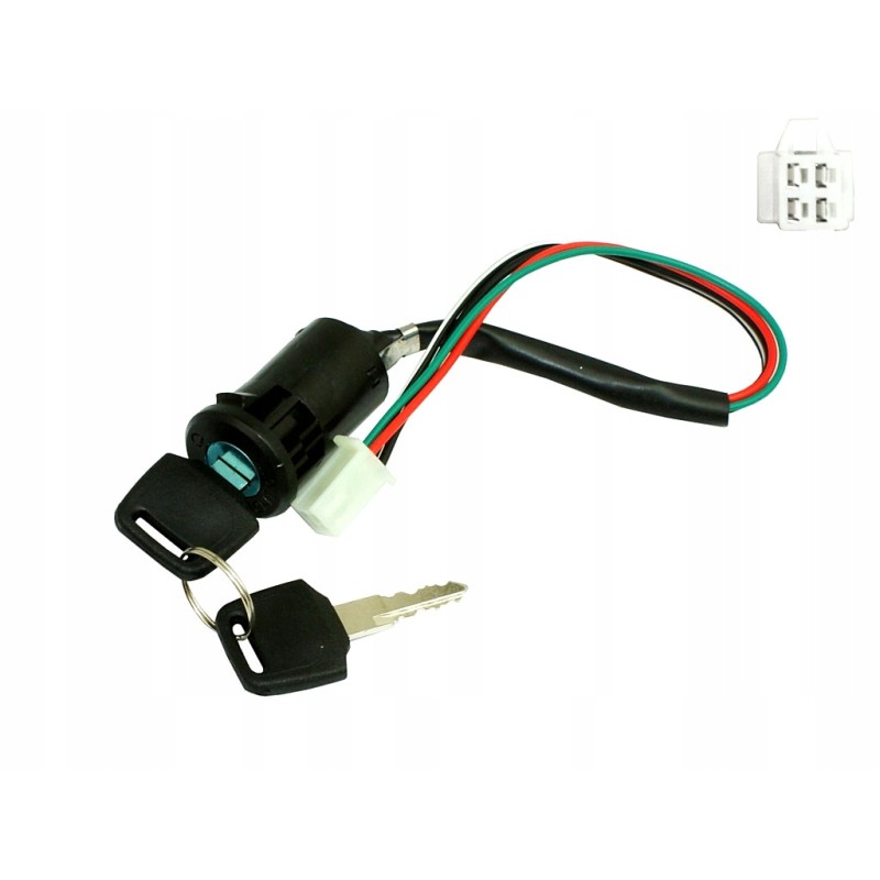 Ignition switch mini pocket mini quad mini bike atv quad cross 1 cube 4 cables