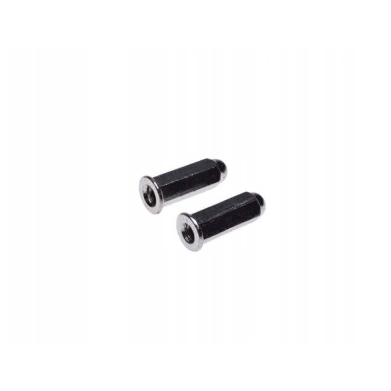 Long exhaust stud nut, set of 2 pcs, m6x1