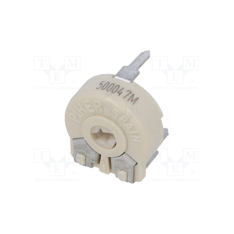 2 pcs x PIHER - PTC10LV10-501A2020- - Potentiometer: mounting, single turn,horizontal, 500Ω, 330mW