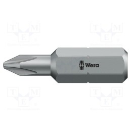 1 pcs x WERA - 5057720001 - Screwdriver bit, Phillips, PH4, Overall len: 32mm
