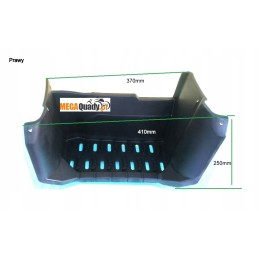 Right left footrest set quad atv 110 125 hammer