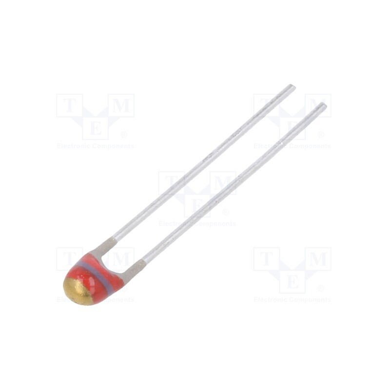 2 pcs x VISHAY - NTCLE100E3272JB0A - NTC thermistor, 2.7kΩ, THT, 3977K, -40÷125°C, ±5%, 500mW