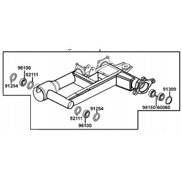 Kymco mxu 300 rear wishbone