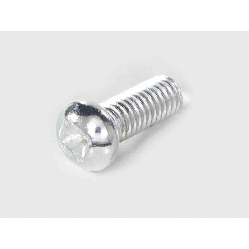 Screw M6 x 15mm, round, 10 pcs, cross