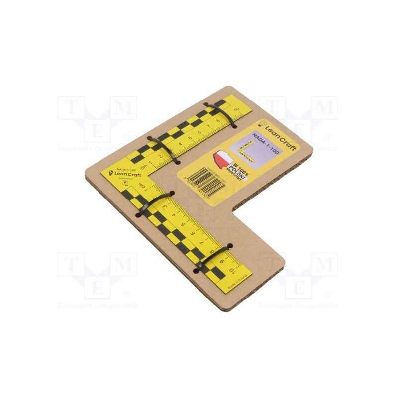 1 pcs x LeanCraft - NADA-1-100-Y - Nib, 100x100mm