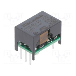 1 pcs x TDK-LAMBDA - CCG1R5-48-15SF - Converter: DC/DC, 1.5W, Uin: 18÷76V, Uout: 15VDC, Iout: 100mA, THT