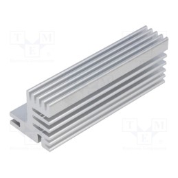 1 pcs x FISCHER ELEKTRONIK - SK 609 84 AL - Heatsink: extruded, TO220, natural, L: 84mm, W: 30mm, H: 31mm, 5.5K/W