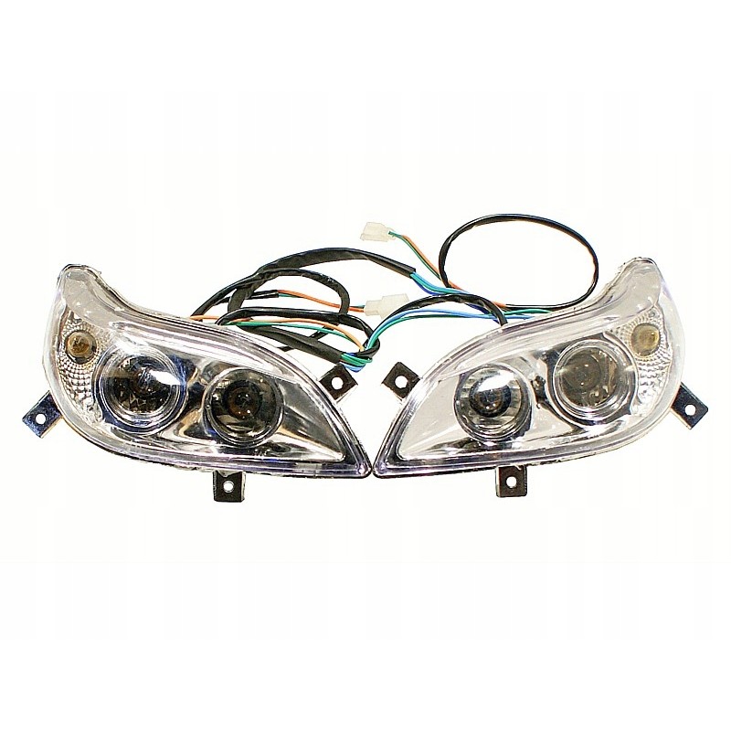 Front right left lamp quad atv 110 125 bmw set