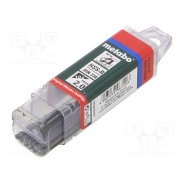 1 set x METABO - 627710000 - Drill bit, for metal, Ø: 2mm, L: 49mm, Working part len: 24mm