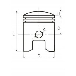 62 00 15 23 5 piston loncin 150 cc 4t quad