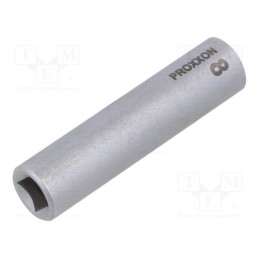 1 pcs x PROXXON - 23774 - Socket, 6-angles,socket spanner, HEX 8mm, 1/4'