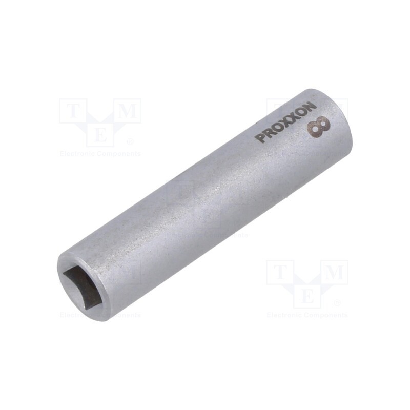 1 pcs x PROXXON - 23774 - Socket, 6-angles,socket spanner, HEX 8mm, 1/4'