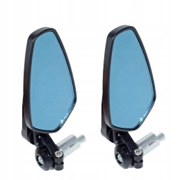 Set of black mirrors with handles