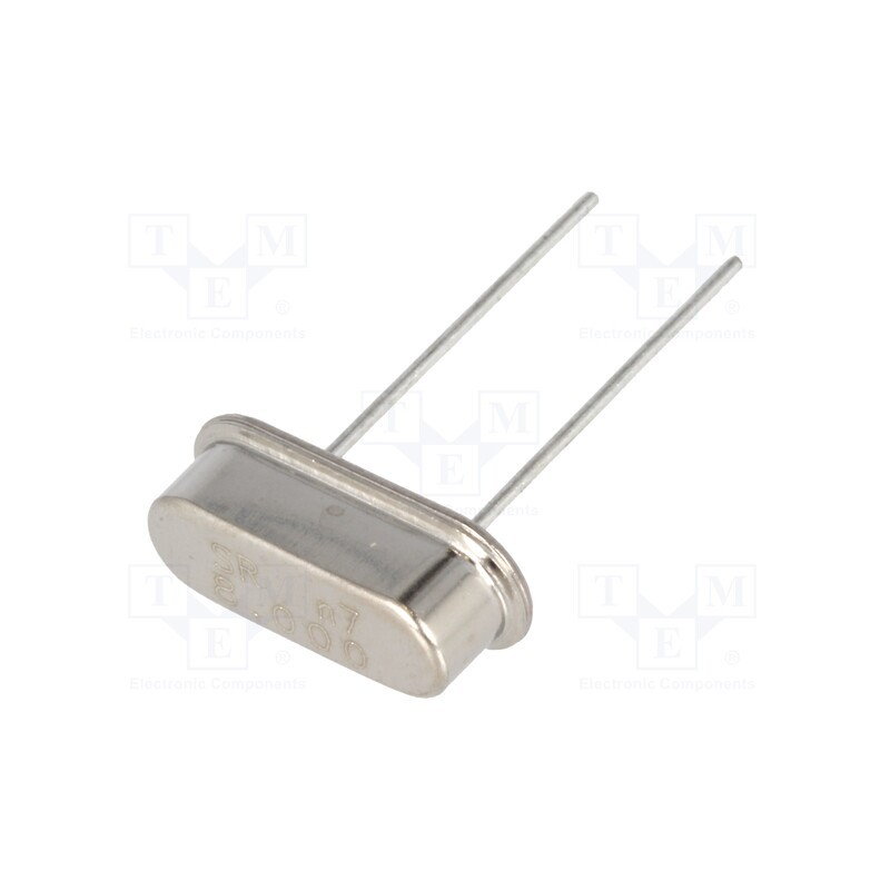 2 pcs x SR PASSIVES - 8M-49S-SR - Resonator: quartz, 8MHz, ±30ppm, 20pF, THT, HC49-S, 11.05x3.5x4.7mm