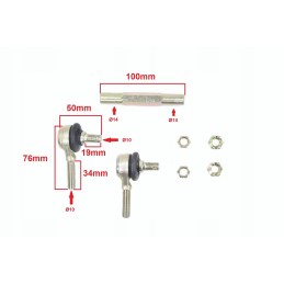 Steering rod end quad atv 90 110 125 ccm