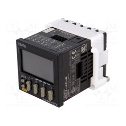 1 pcs x OMRON - H5CX-AD-N - Timer, Range: 0,01s÷9999h, SPDT, 12÷24VDC, on panel, 250VAC/5A