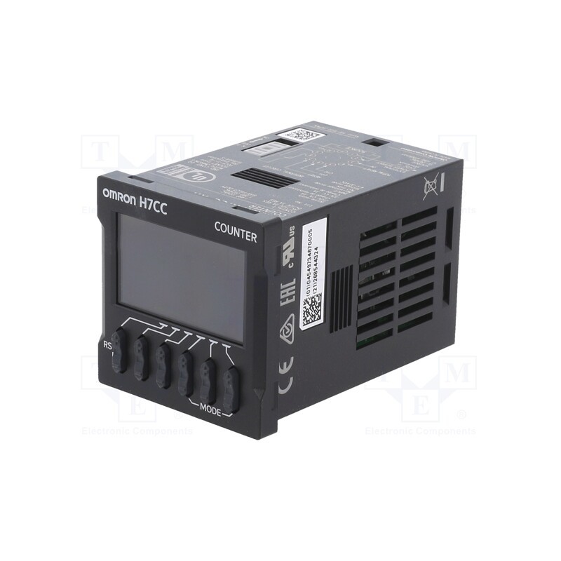 1 pcs x OMRON - H7CC-A11 - Counter: electronical, LCD, pulses, -99999÷999999, SPDT, undecal
