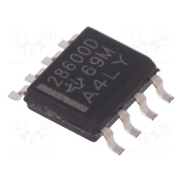 1 pcs x TEXAS INSTRUMENTS - UCC28600D - IC: PMIC, PWM controller, -0.75÷1A, 40÷130kHz, Ch: 1, SO8, flyback