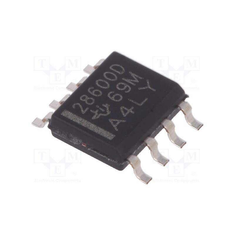 1 pcs x TEXAS INSTRUMENTS - UCC28600D - IC: PMIC, PWM controller, -0.75÷1A, 40÷130kHz, Ch: 1, SO8, flyback