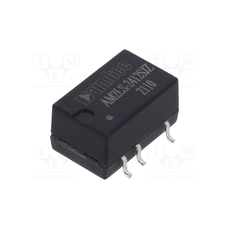 1 pcs x AIMTEC - AM2LS-2412SJZ - Converter: DC/DC, 2W, Uin: 21.6÷26.4V, Uout: 12VDC, Iout: 167mA, SMD