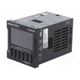 1 pcs x OMRON - H7CC-A11SD - Counter: electronical, LCD, pulses, -99999÷999999, NPN, 12÷48VDC
