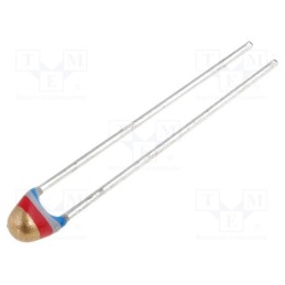 2 pcs x VISHAY - NTCLE100E3682JB0 - NTC thermistor, 6.8kΩ, THT, 3977K, -40÷125°C, 500mW