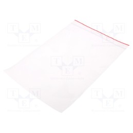 1 pcg x PLAST - 02-05-1622 - Self-seal bag, L: 220mm, Width: 160mm, Thick: 40um, polyetylene