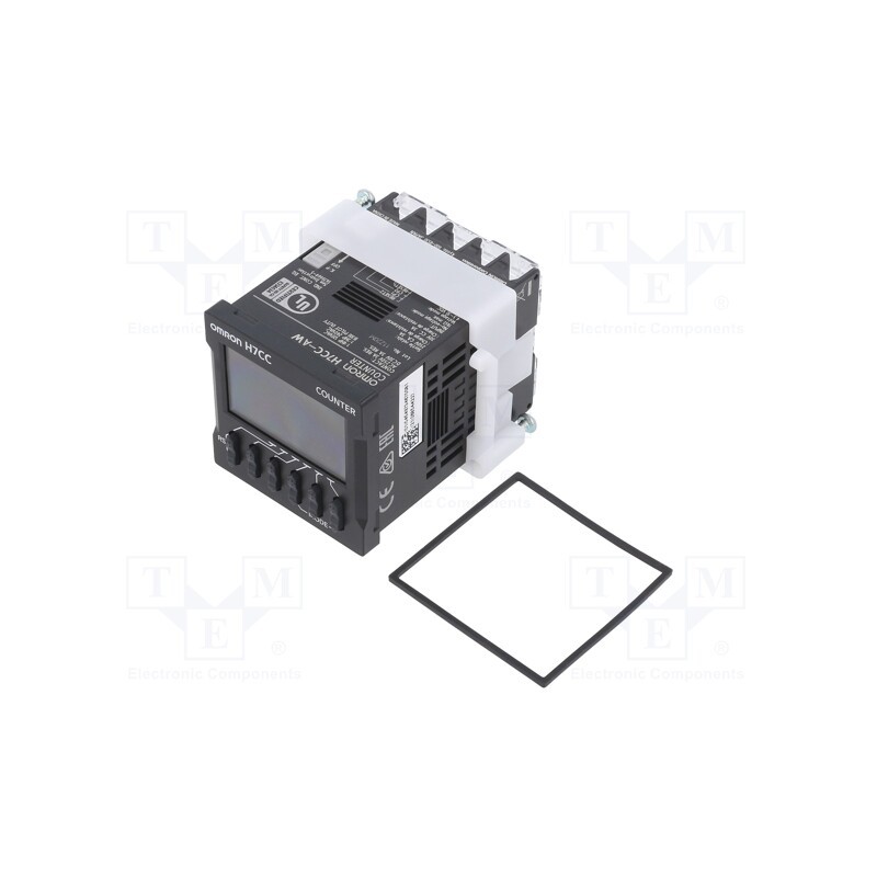 1 pcs x OMRON - H7CC-AW - Counter: electronical, LCD, pulses, -99999÷999999, SPST, on panel