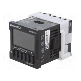1 pcs x OMRON - H7CC-AWSD - Counter: electronical, LCD, pulses, -99999÷999999, NPN, 12÷48VDC