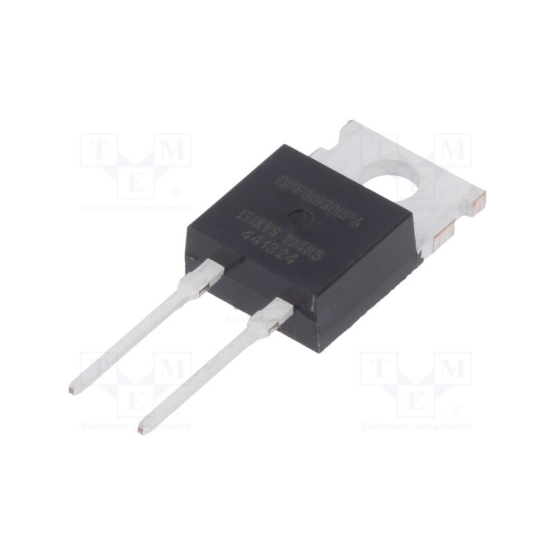 1 pcs x IXYS - DPF30I300PA - Diode: rectifying, THT, 300V, 30A, , Ifsm: 390A, TO220AC, 175W