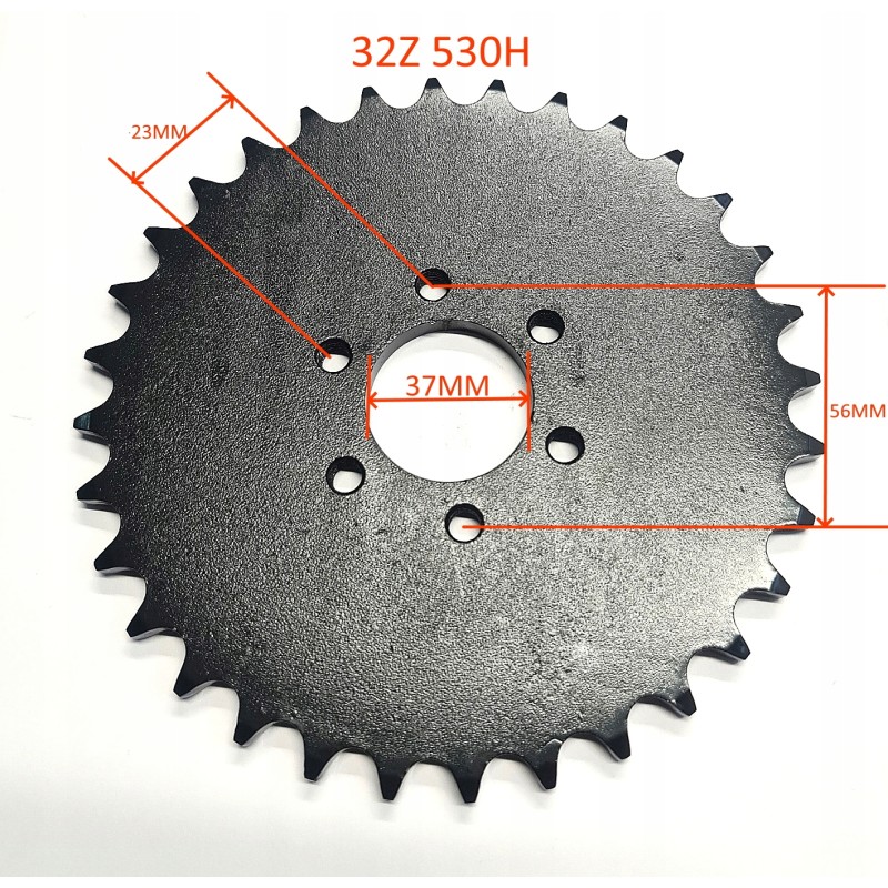 Drive sprocket for quad Beretta 250 300x 530h