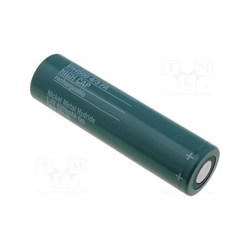 1 pcs x VARTA MICROBATTERY - VH4500 4/3FA 55145101501 - Re-battery: Ni-MH, 4/3A, 1.2V, 4500mAh, Ø18x67mm