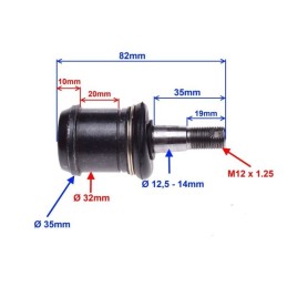 Atv 150 200 bashan loncin wishbone pin end of lower wishbone