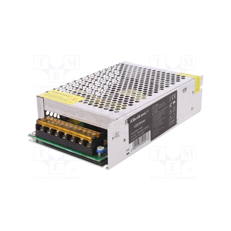 1 pcs x QOLTEC - 50927 - Power supply: switched-mode, for building in, constant voltage