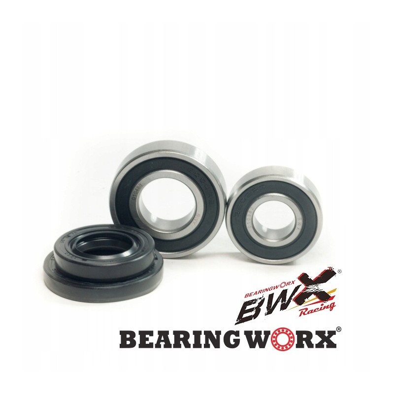 Bearing worx front wheel bearings with seals atv arctic cat gas