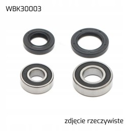 Bearing worx front wheel bearings with seals atv arctic cat gas