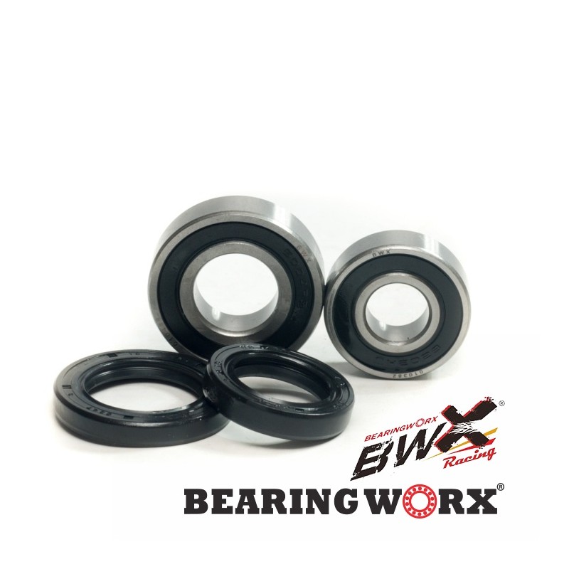 Bearing worx front wheel bearings with seals honda trx 400 ex 02
