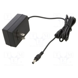 1 pcs x MEAN WELL - GSM25U18-P1J - Power supply: switched-mode, plug, 18VDC, 1.38A, 25W, Plug: USA