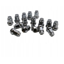Chrome-plated conical nut for Polaris wheels 3 8 24