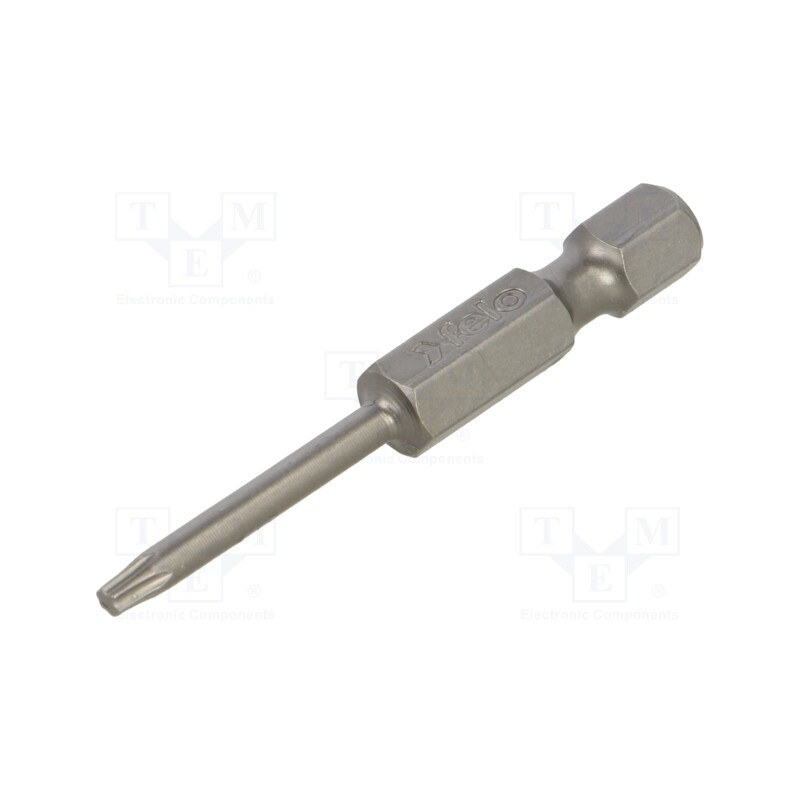 1 pcs x FELO - 036 085 10 - Screwdriver bit, Torx®, TX08, Overall len: 50mm