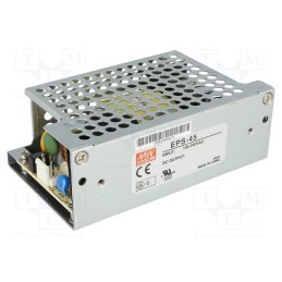 1 pcs x MEAN WELL - EPS-45-5-C - Power supply: switched-mode, open, 40W, 120÷370VDC, 85÷264VAC