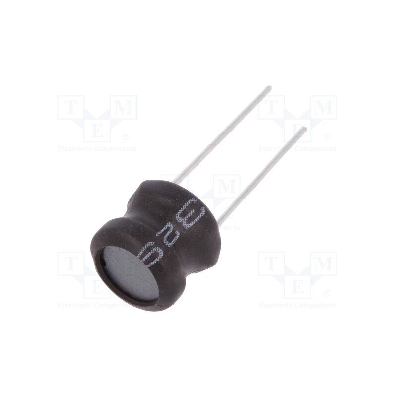 2 pcs x FERROCORE - COIL0807-0.047 - Inductor: wire, THT, 47uH, 1.8A, ±10%, Ø9.5x8.5mm, vertical